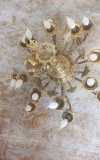 لوستر برنز ۱۶ شعله