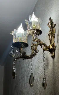 لوستر برنجی درحد نو