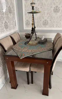 میزناهارخوری ۴ نفره ام دی اف ترک