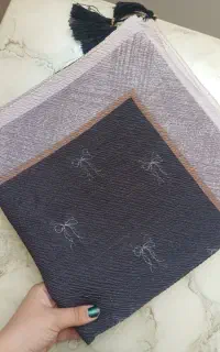 روسری برشکا لمه دار