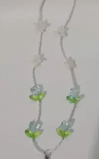 گردنبند طرح صدف و ستاره