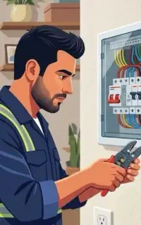 برقکار اتصالی  برقکاری شبانه روزی هفت چنار ،بریانک