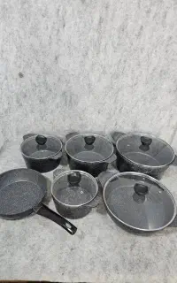 ارسال رایگان سرویس قابلمه۱۱پارچه چدن گرانیت دالغا