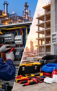 خدمات برق صنعتی و ساختمانی