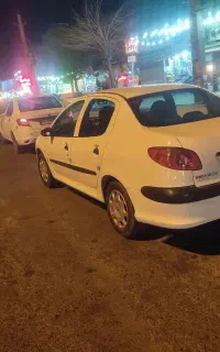 پژو 206 sd 95 بی رنگ (سیمی)