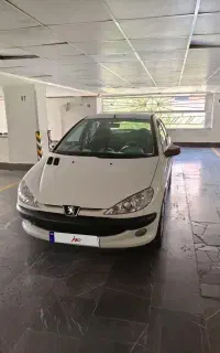 پژو ۲۰۶ تیپ ۵ سفید ۱۳۹۴