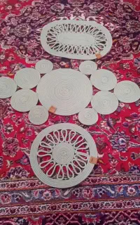 قیطون دوزی سه تیکه رنگ سبز