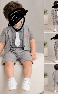 تیشرت شلوارک و کاپشن و پیراهن پسرانه