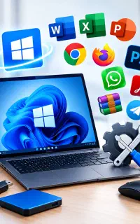 نصب ویندوز و تعمیرات کامپیوتر و لپ‌تاپ در محل