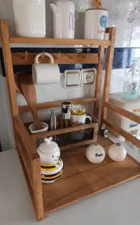 کافی بار چوبی و توستر