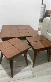 میزجلومبلی عسلی