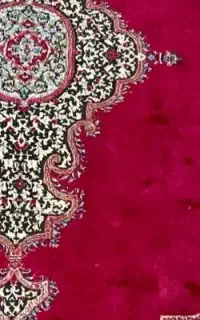قالی دست دوم یه مقدار کم رنگ شده یک تومن