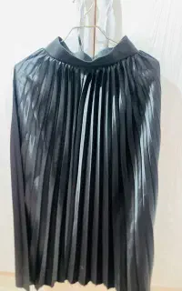 دامن ساتن پلیسه