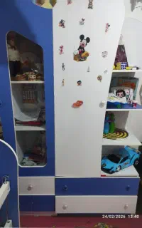 تخت خواب کودک و کمد