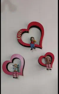 دیوارکوب قلب قرمز