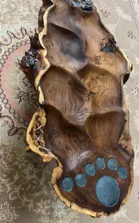اموزش چوب طبیعی (روستیک) و رزین اپوکسی در یزد