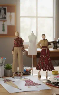 آموزش تخصصی خیاطی طراحی تصویرسازی و تزیینات لباس