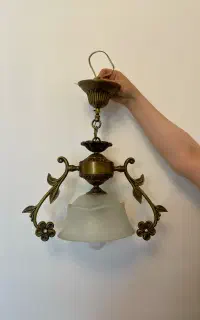 لوستر برنجی
