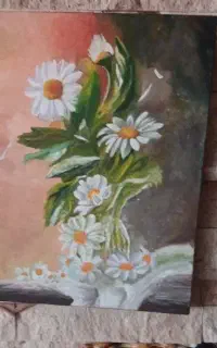 تابلو نقاشی گل