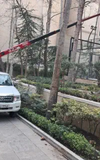 جرثقیل وبالابر دارنیسان ۱۵متر نصب کولر گازی تابلو