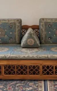 تخت چوبی سنتی مدل هندی