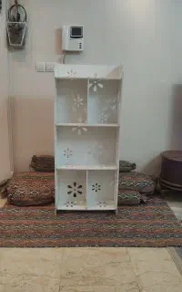 استند شلف کتابخانه قفسه طبقه ای پی وی سی