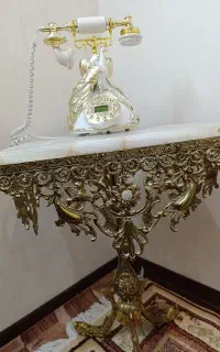 میز برنزی طرح ماهی