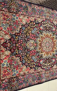 دو تخته فرش دست بافت ۳ متری کرمان
