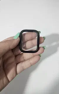 محافظ و گلس تمام‌صفحه اپل واچ مشکی (نو)