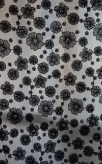 پارچه توری منجوق دوزی