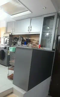 برچسب و کاورکابینت و کمد دیواری طوسی کد ۵۰۵۰