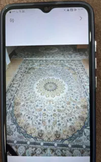 ۳ عدد فرش ۶متری طرح برجسته با تراکم ۱۲۰۰