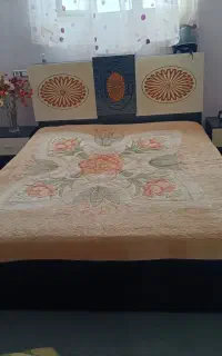 تخت خواب به همراه خوشخواب طبی فنری