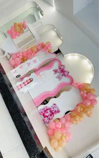 دیزاین مراسمات عروس و بادکنک آرایی تولد