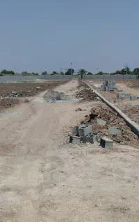 زمین باغچه۵۰۰متربابرق آب تصفیه وگازبنجعفر