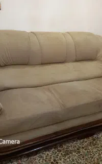 مبل ۹ نفره چوب راش همراه میز عسلی .زاهدان