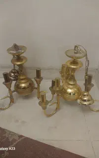 دوتا لوستر مناسب باغ شش شعله