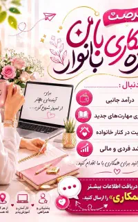 کار برای منزل بانوان