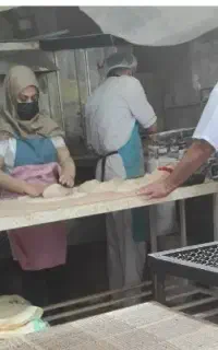 مغازه نانوایی بربری دولتی سهمیه 150 کیسه