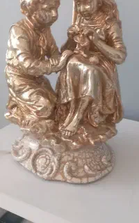 مجسمه  فرشته طلا کوب ۲عدد