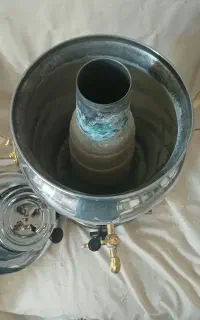 سماور گازی کم کار کرد.۶لیتری