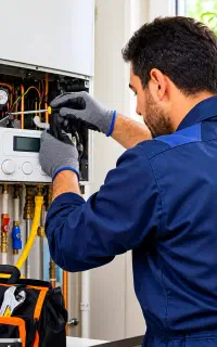 تعمیر سرویس پکیج شاهین ویلا گوهردشت عظیمیه.