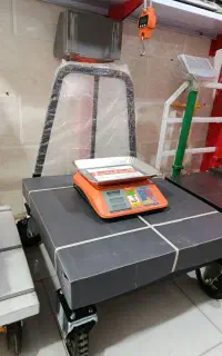 باسکول500 700 1500کیلویی پیام توزین 1تن 2 چرخدار