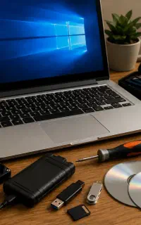 نصب ویندوز و نرم‌افزار، عیب‌یابی کامپیوتر و هارد