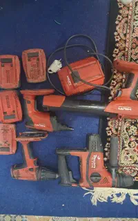 ابزار مارک هیلتی دریل بتن کن پیچ بندوگان شارژی