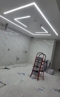 اجرای لاین نوری،برقکار،نورپردازی،برقکاری ساختمان