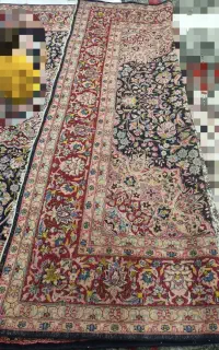 قالی کرمانی طول 4مترو20سانت عرض 3مترو10سانت