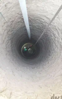 چاه کن حرفه ای به 30سال سابقه کار