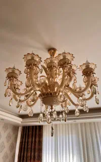 لوستر تمام کریستال ۱۵شاخه