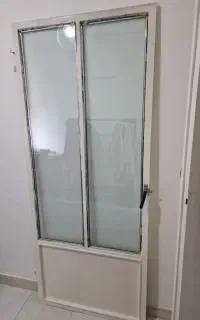 درب آهنی با شیشه دوجداره ترانس
